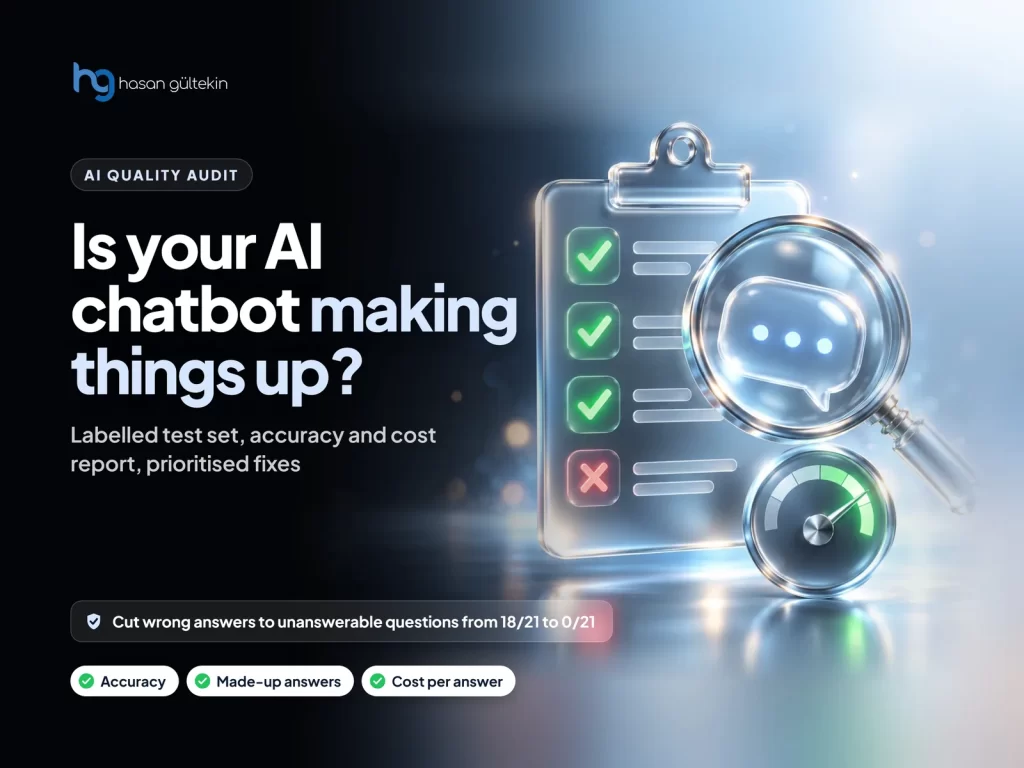 Accuracy and cost audit of your AI chatbot or RAG app